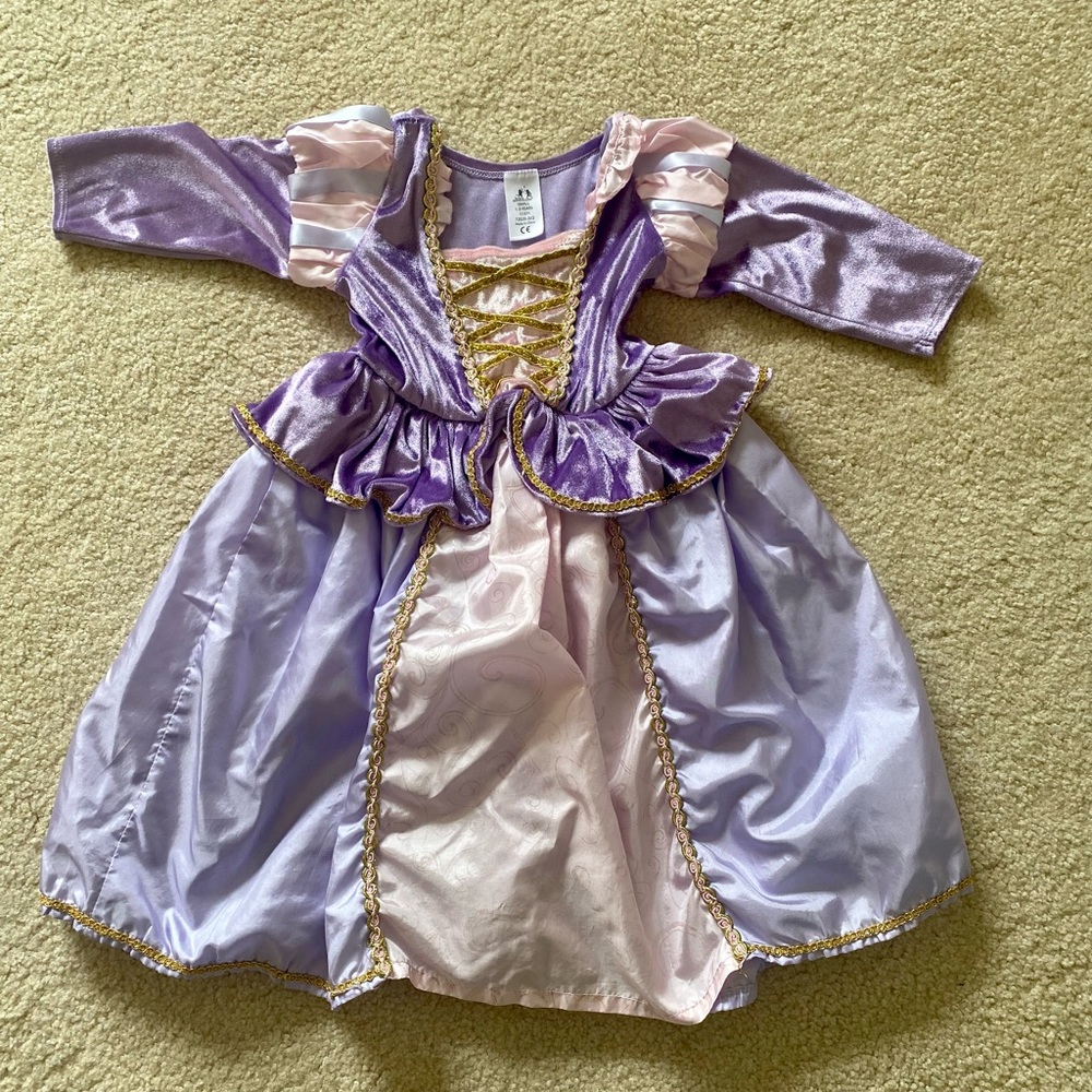 Little Adventures Rupunzel princess dress size 1-3 years